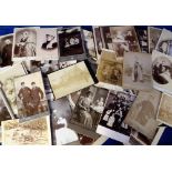 Cabinet Cards, approx. 130 cards showing various subjects to include fashion, social history,