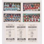 Trade cards, Soccer Bubble Gum, Soccer Teams No 1, Series A (set, 48 cards) (vg)