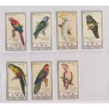 Cigarette cards, CWS, Parrot Series, 7 cards, nos 2, 5, 6, 9, 16, 18 & 20 (a few slight marks, gen