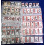 Cigarette cards, Wills & BAT, Actors & Actresses, 250+ cards in part sets & odds from many different