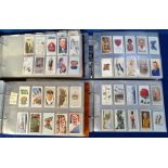Cigarette cards, 4 albums containing approx. 3000 cards, various manufacturers and series, inc.