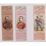 Trade cards, Singer Sewing Machines, Bookmarks, three military / naval cards. Lord Kitchener of