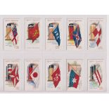 Cigarette cards, Ogden's, Flags & Funnels of Leading Steamship Lines (set, 50 cards) (gd/vg)