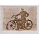 Cigarette card, Pattreiouex, Dirt Track Riders (Premium issue, Anon), type card, no 37, Jim Kempster
