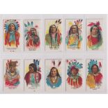 Cigarette cards, BAT, Indian Chiefs (set, 50 cards) (vg)