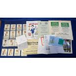 Golf, packet of ephemera, 1940s-1990s, to include Dunhill Cup 1991 fold over cards with various