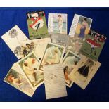 Postcards, Glamour, better selection, inc. Annie French, Rauh, Patella (2), Wennerberg (3),