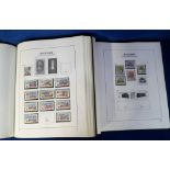 Stamps, Davo hingeless albums in slipcases Germany early, Germany 1990-2009, Berlin I, DDR I and II,