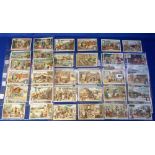 Trade cards, Liebig, 12 sets, some duplicated but in different languages, S754 (French), S755 (