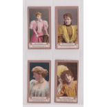 Cigarette cards, Goodbody's, Eminent Actresses (Name at bottom), 4 cards, Miss Fortescue, Miss Hetty