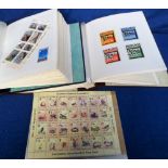 Stamps, Collection of Welsh Cinderella stamps housed in 2 FG Warwick albums. A large and varied