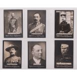 Cigarette cards, Ogden's, Guinea Gold, Boer War & Misc., 105 large cards, Base D (gen gd)