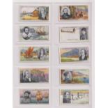 Cigarette cards, Smith's, Famous Explorers (set, 50 cards) (some with light foxing to backs,