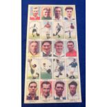 Trade cards, Barratt's, Famous Footballers (Transfers), issued as one sheet (gd)
