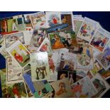 Postcards, Comic, a good mixed selection of approx. 70 cards. Artists inc. Ethel Parkinson Write