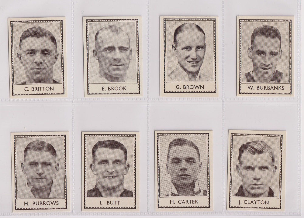 Trade cards, Barratt's, Famous Footballers (Numbered), 1937, ref HB35-C (set, 110 cards) (vg) - Image 4 of 15