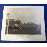 Football press photograph, Plymouth Argyle v Tottenham Hotspur, FA Cup 4th round, 27 January 1962,