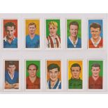 Trade cards, Barratt's, Famous Footballers A10 (set, 50 cards) (vg)