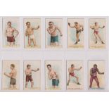 Cigarette cards, Wills (Scissors), Boxers (35/36, missing Johnny Hughes) (2 fair, most with some