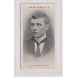 Cigarette card, Wills, Football Series, type card, no 9, S, Bloomer, Derby County (slight age