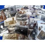 Postcards, a selection of approx. 55 Social History RP's inc. peddle cars, children with toys and