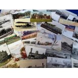 Postcards, an aviation and rail selection of approx. 45 cards inc. RP of 4.4.0. 'Bulldog' 'Class