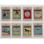 Trade cards, Whitbread's, Inn Signs 1st Series (Metal) (set, 50 cards) (vg)