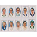 Cigarette cards, two sets, Churchman's, Cricketers (50 cards, mostly gd/vg) & Hill's Caricatures