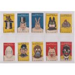 Cigarette cards, Phillips, Novelty Series (set, 20 cards) (gd)