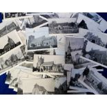 Postcards, an interesting collection of approx. 80 Sussex churches all published by A H Homewood