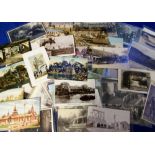 Postcards, an interesting mixed selection of approx. 70 cards inc. RP's of Bobby Leach & his