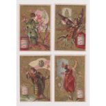 Trade cards, Liebig, Insect Girls, ref S118, English language (set, 6 cards) (gd)