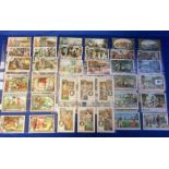 Trade cards, Liebig, 12 sets, some duplicated but in different languages, S761 (German & French),