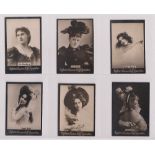 Cigarette cards, Ogden's, Guinea Gold, Actors & Actresses, 132 large cards, Base D including two