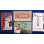 Postcards, a small selection of 4 poster adverts for Fry's Cocoa and Chocolate products, 'Yes it's