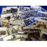 Postcards, Cornwall, a collection of approx. 50 cards with RP's of Fowey, Bodinnich Ferry, Mullion