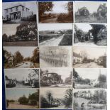 Postcards, Surrey, a UK topographical selection of approx. 33 cards of Dockenfield, Wrecclesham