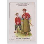 Cigarette card, Clarke's, Sporting Terms (Golf), type card, 'An uneven match' (gd) (1)