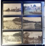 Postcards, a selection of approx. 130 cards of Thames-side views from Maidenhead to source in the