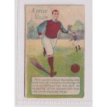 Trade card, Anon (Troman?), Football Teams & Rules, ref HZ-6, type card, Aston Villa (some light