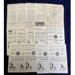 Football programmes, Tooting & Mitcham FC, a collection of 75+ homes, 1950s/1960s, to include