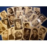 Postcards, Cinema, Picturegoer Actors, inc. Rains, Mitchum, Peck, Olivier, Bogart, Crabbe, Jolson,