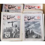 The War Illustrated magazine, 8 WW1 bound volumes (1-8/9) together with over 200 unbound copies (gd)