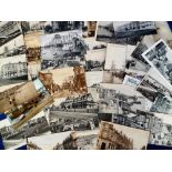 Postcards, Sussex, Littlehampton, a collection of 60+ printed cards inc. street scenes, harbour,