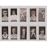 Cigarette cards, Cricket, 2 sets, Ogden's Australian Test Cricketers 1928-29 (36 cards) &