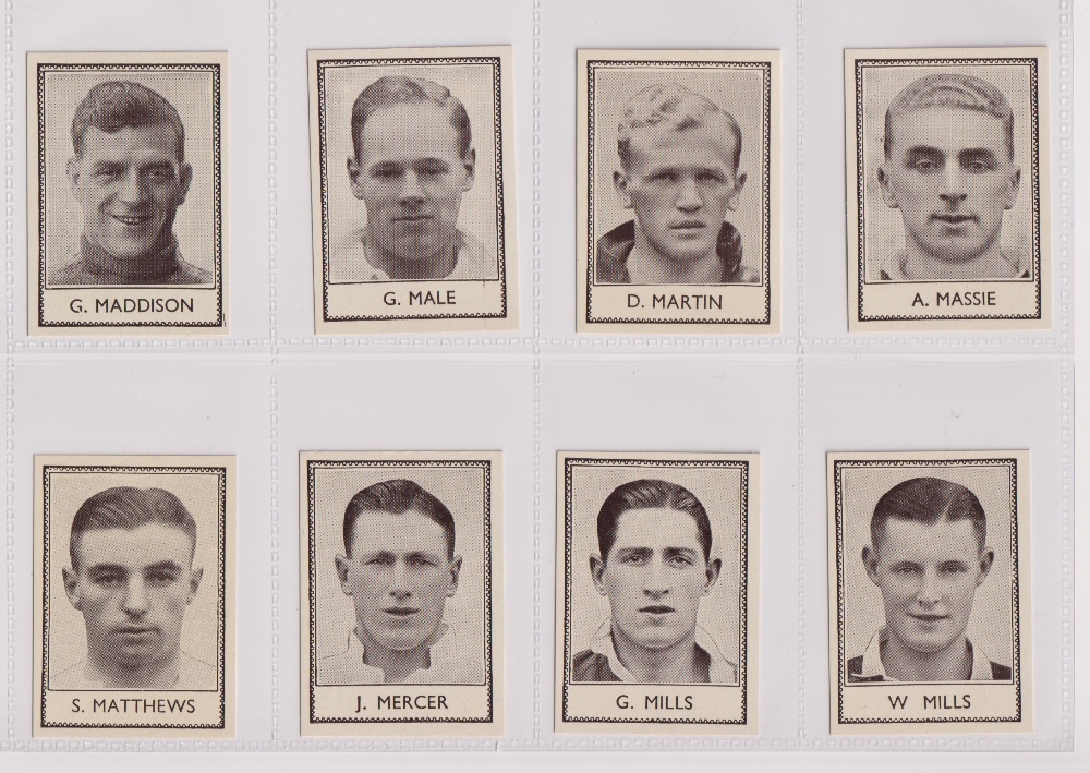 Trade cards, Barratt's, Famous Footballers (Numbered), 1937, ref HB35-C (set, 110 cards) (vg) - Image 10 of 15