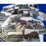 Postcards, a Berks/Bucks mix of approx. 65 cards with RP's of Cookham from the Moor, parade
