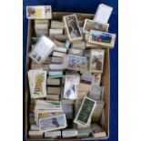 Cigarette cards, accumulation of approx. 60 sets in duplication, various issuers, most appear to