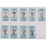 Cigarette cards, Cope's, Noted Footballers (Clips, 500 subjects), 17 cards, Middlesbrough (8), nos