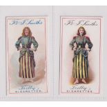 Cigarette cards, Smith's, Advertisement cards, two wording colour variation cards for 'Trilby